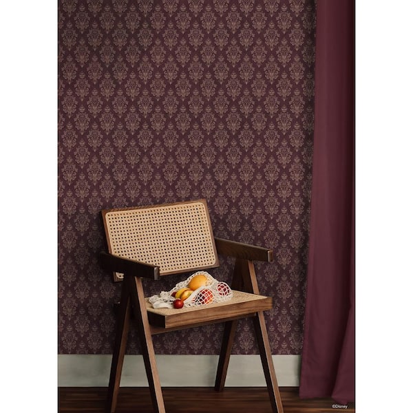 216 in. x 20.5 in. Red Disney Haunted Mansion Peel and Stick Wallpaper