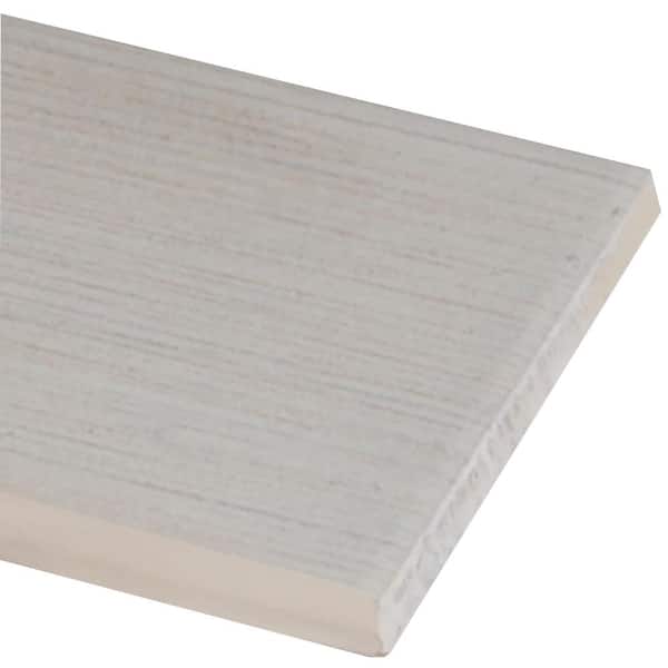 MSI Metro Glacier Bullnose 3 in. x 24 in. Matte Porcelain Wall Tile (24 lin. ft. / 12 pieces / case)