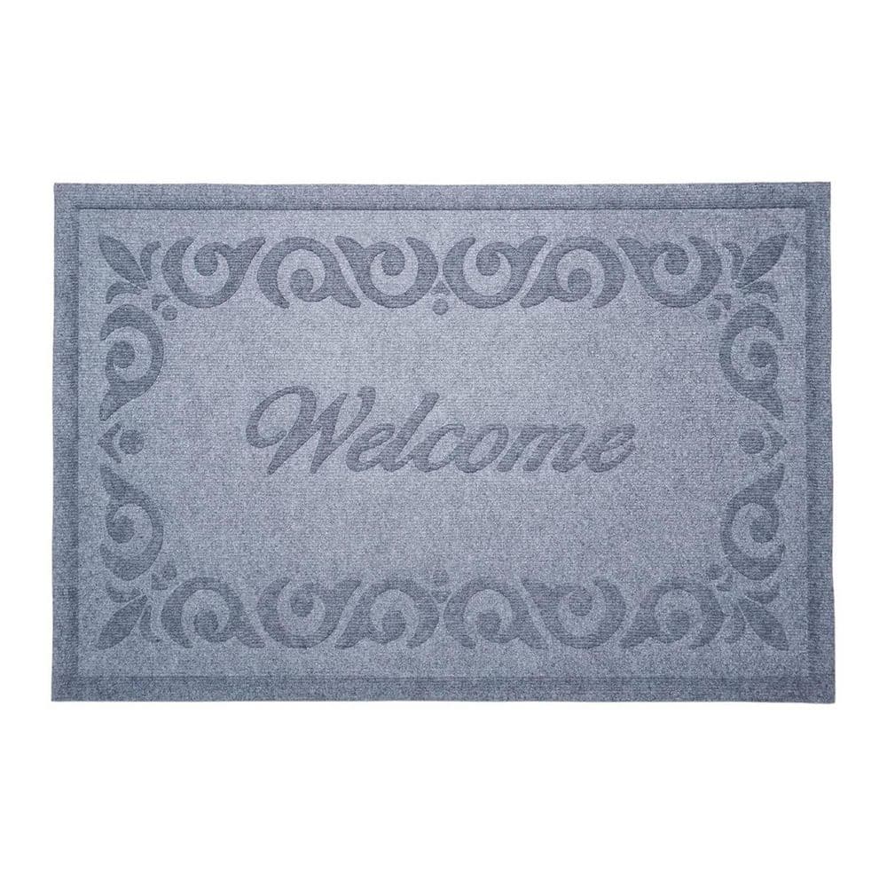 Gray 30 in. x 18 in. Polypropylene Outdoor Door Mat price history on PriceWatchPro