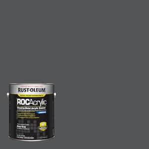 1 gal. ROC Acrylic  3800 DTM OSHA Gloss Navy Gray Interior/Exterior Enamel Paint (Case of 2)
