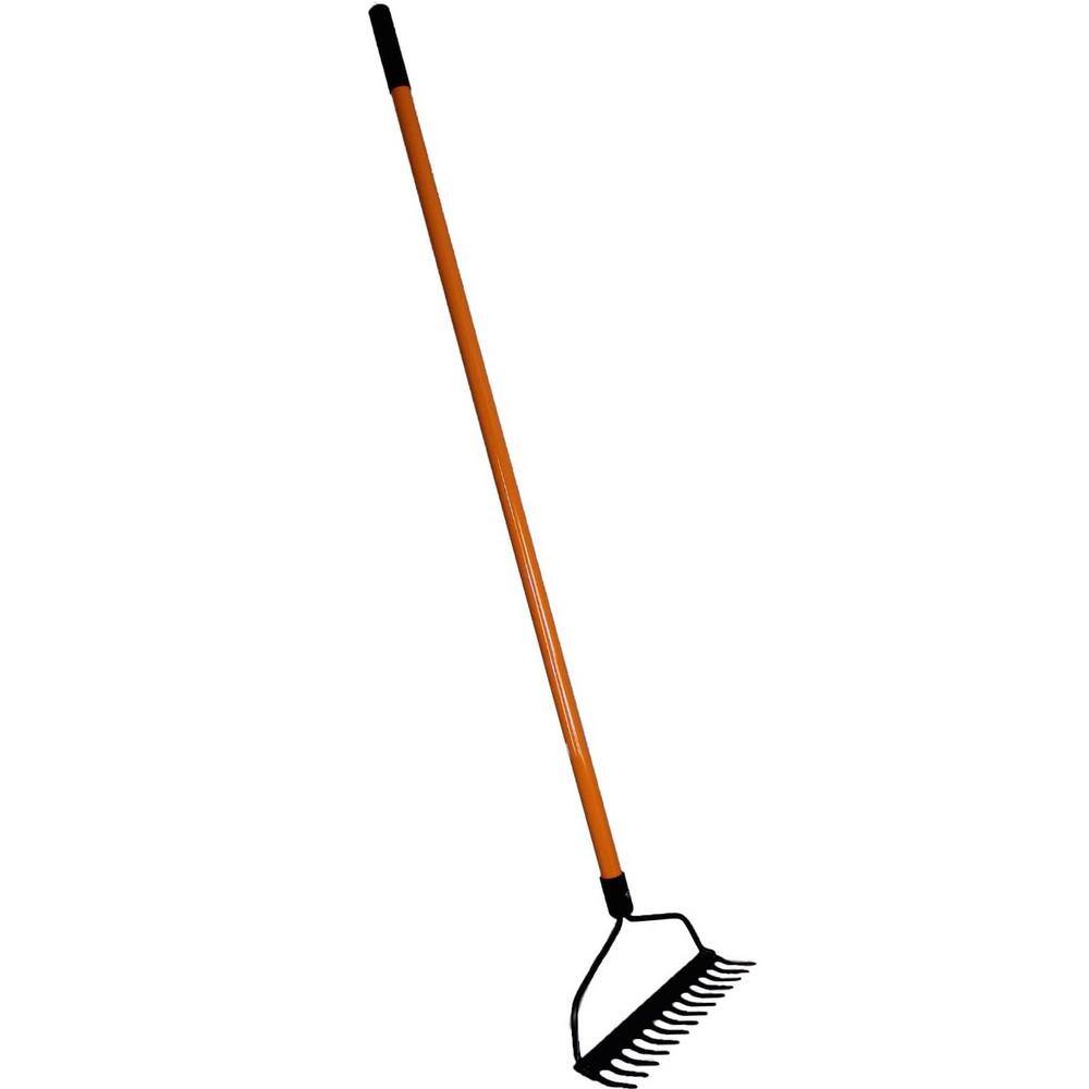 Ashman Online Ashman, 48 in. Handle Length, Bow Rake Fiberglass Rubber ...