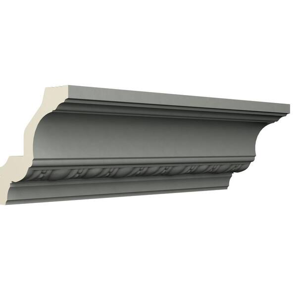 Ekena Millwork Felix 4 in. D x 5.75 in. W x 96 in. L Polyurethane Crown Moulding