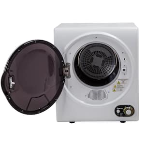 Compact 1.5 cu. ft. Electric Dryer in White