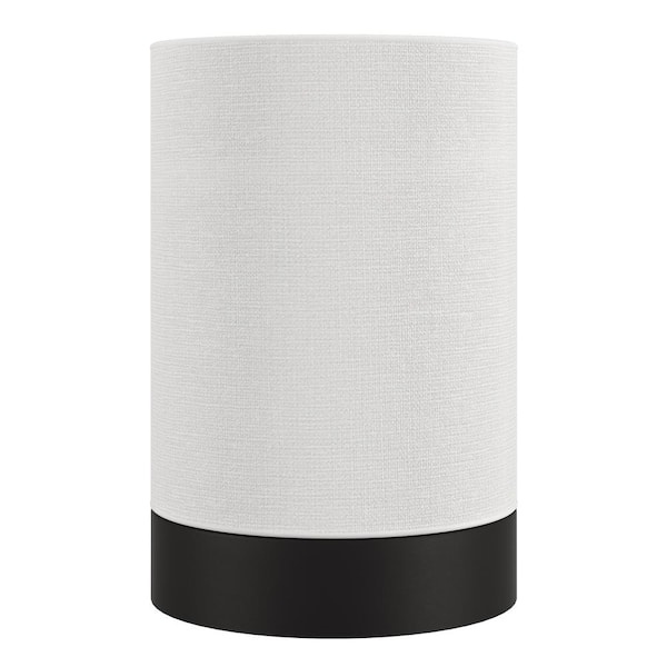 Meyer&Cross Piper 9 in. Matte Black Uplight Mini Lamp