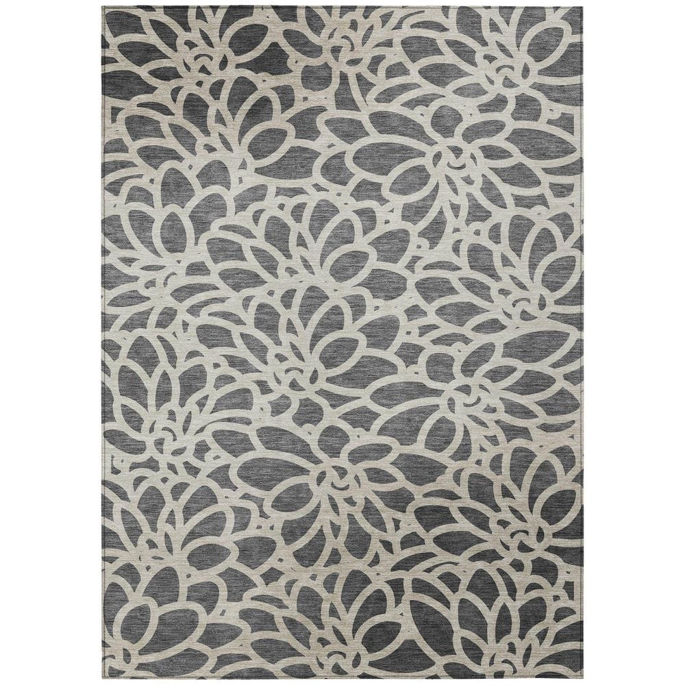 Chantille Machine Washable Indoor/Outdoor Abstract ACN2412 Gray 3 ft. x 5 ft. Area Rug price history on PriceWatchPro