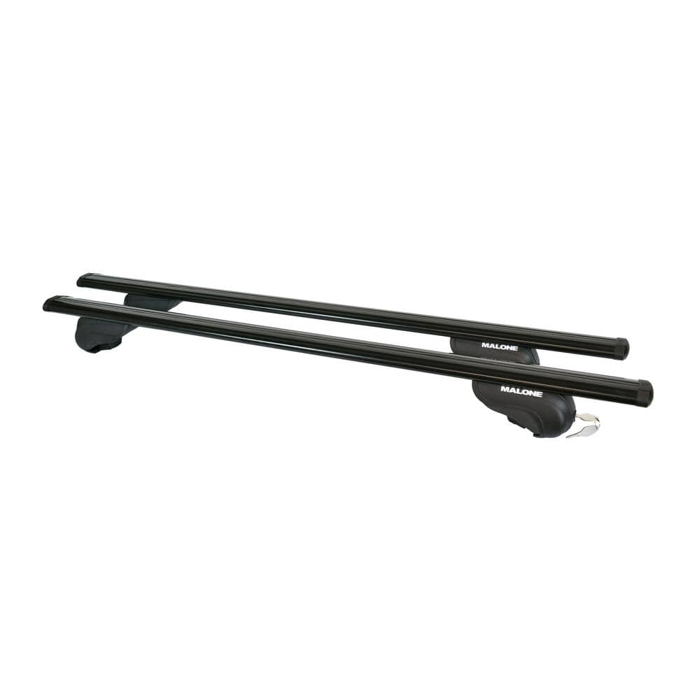 MALONE AirFlow2 65 in. 1 65 lbs. Capacity Aluminum Aero Cross Rail System Roof  Rack BLACK MPG228 - The Home Depot