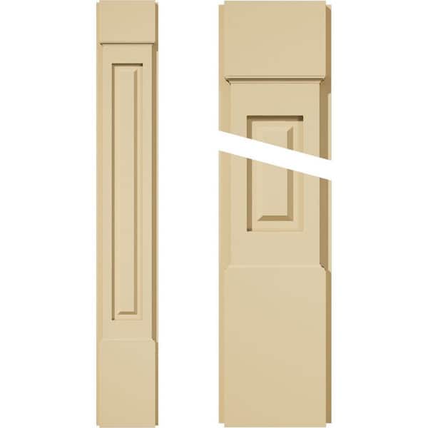 2 in. D x 7 in. W x 48 in. L Primed Polyurethane Pilaster 1-Pack
