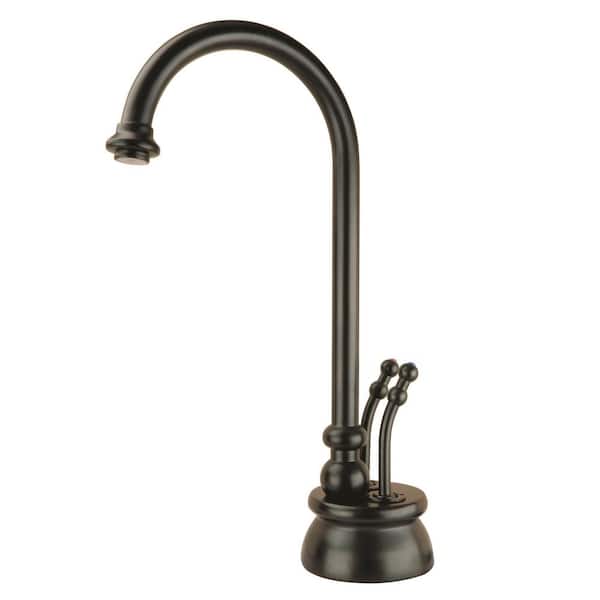 Westbrass 10 in. Docalorah 2-Handle Hot and Cold Water Dispenser Faucet (Tank sold separately), Oil Rubbed Bronze