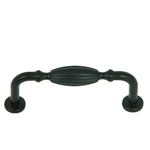 French Country 3 in. Center-to-Center Matte Black Cabinet Pull (10-Pack)