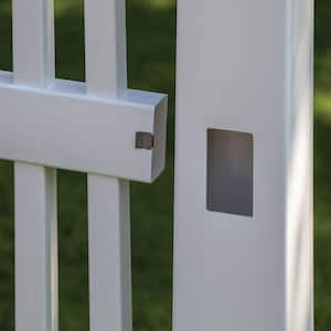 Vinyl Fence Post Top and Rail Connection Clips
