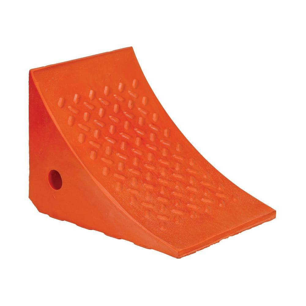 Vestil 8 in. x 7 in. x 11 in. Urethane Wheel Chock URWC15 The Home Depot
