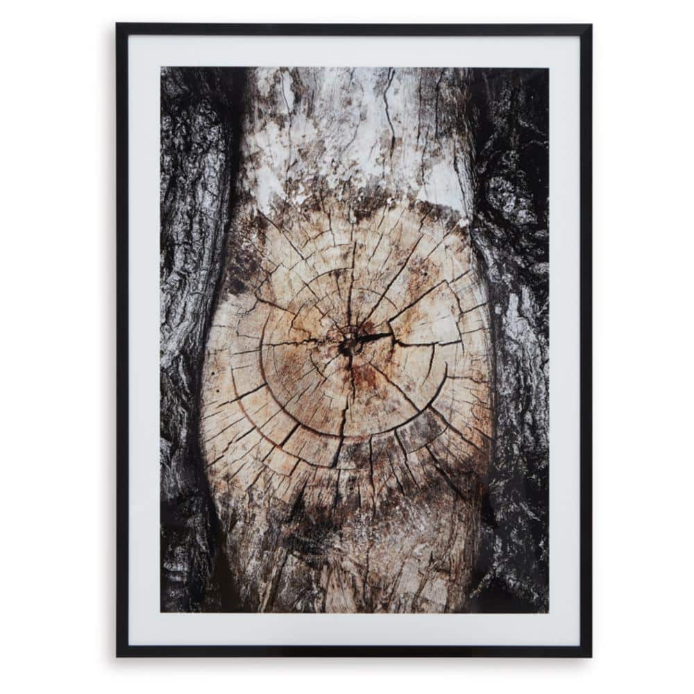 Freyburn 40" Black and Brown Tree Wall Art