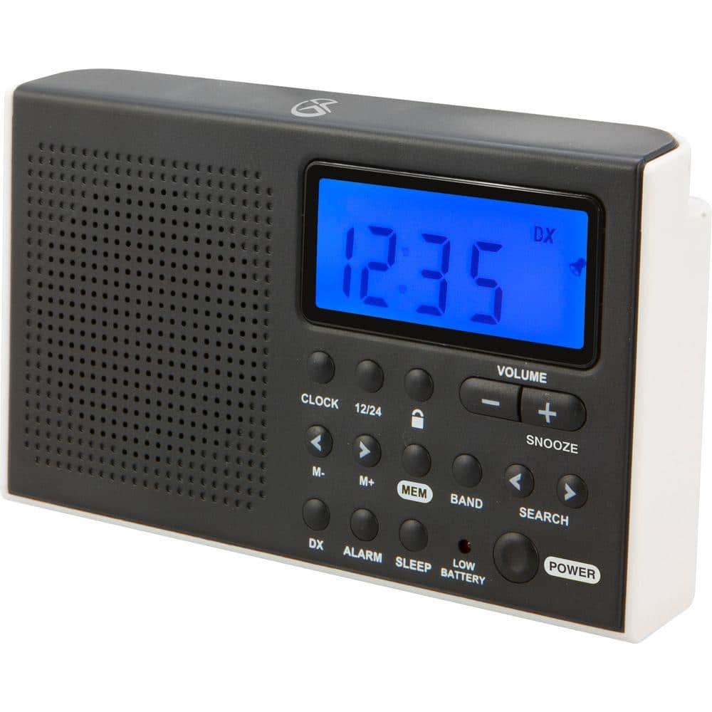 Portable AM FM SW Radio: Battery Operated Radio by 4 D Cell Batteries Or AC  Power Shortwave Radio with Excellent Reception,Big Speaker, Standard