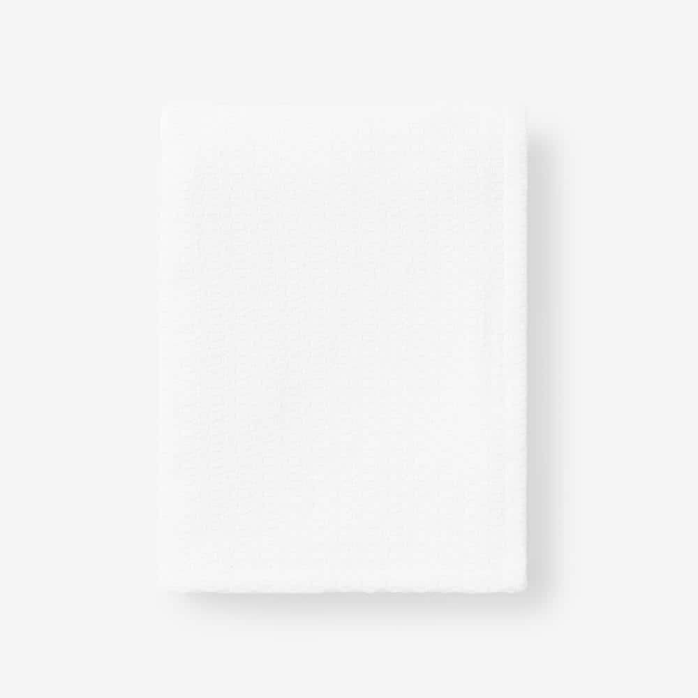 Organic Cotton White Solid Woven Throw Blanket price history on PriceWatchPro
