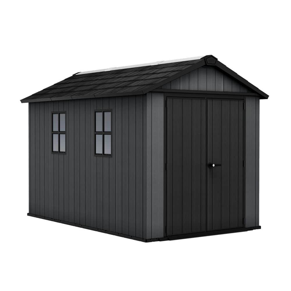 home　7/2/5 Keter Newton Plus 7.5 ft. W x 11 ft. D Durable Resin Plastic