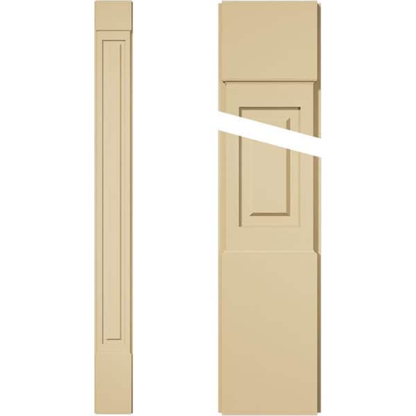 Ekena Millwork 2 in. D x 10 in. W x 108 in. L Primed Polyurethane Pilaster 1-Pack
