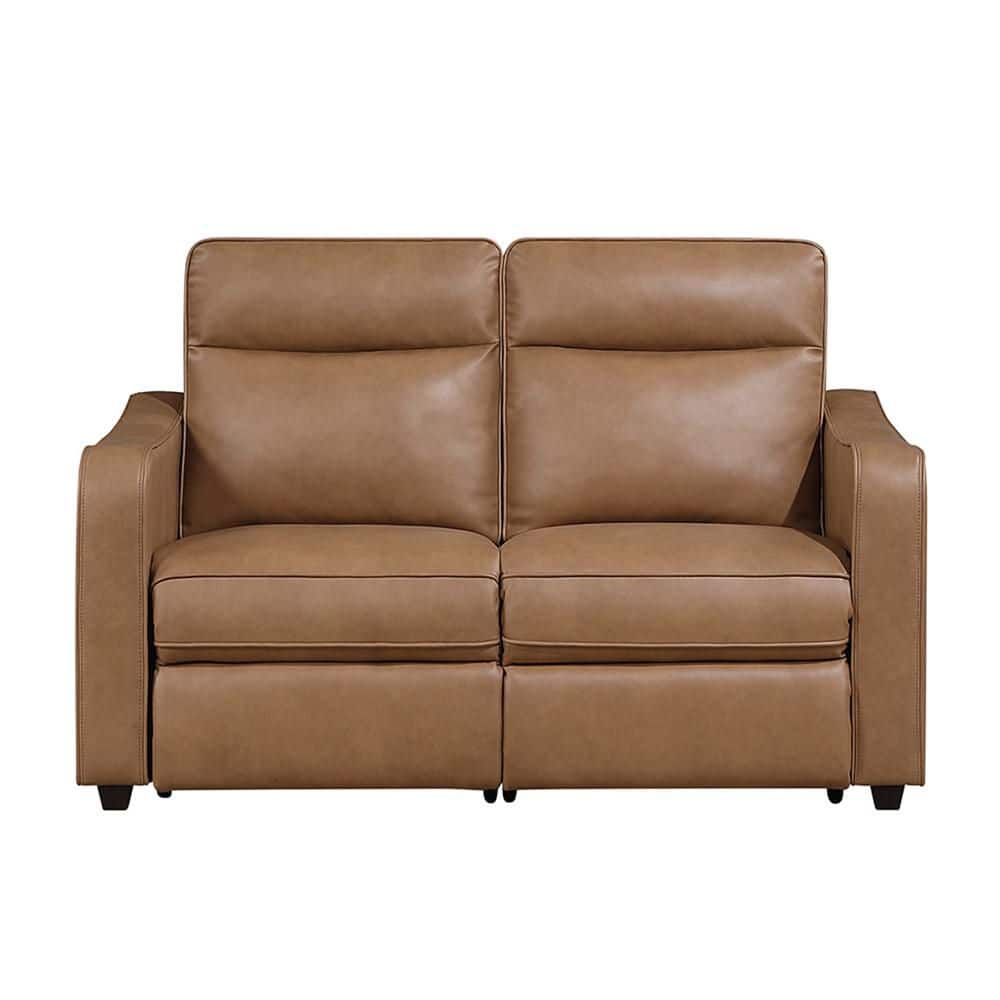 ルミオーラ2セット Lazzara Nivaro 59 in. Faux Leather Power Double Reclining 2-Seater