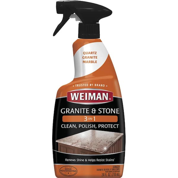 Weiman 24 oz. Granite and Stone 3-in-1 Clean Shine and Protect Countertop Polish