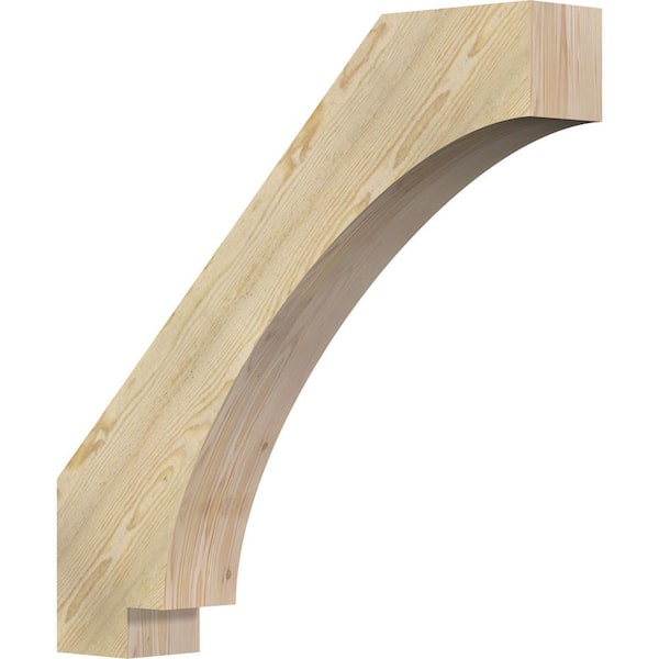 Ekena Millwork 6"W x 36"D x 36"H Imperial Rough Sawn Knee Brace, Douglas Fir