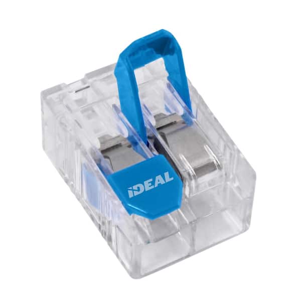 In-Sure Lever Wire Connector, 10 AWG, 2-Port Jar of 350