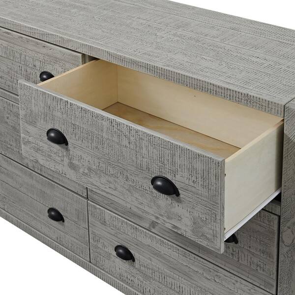 Arden 6-Drawer Double Dresser - Driftwood Gray