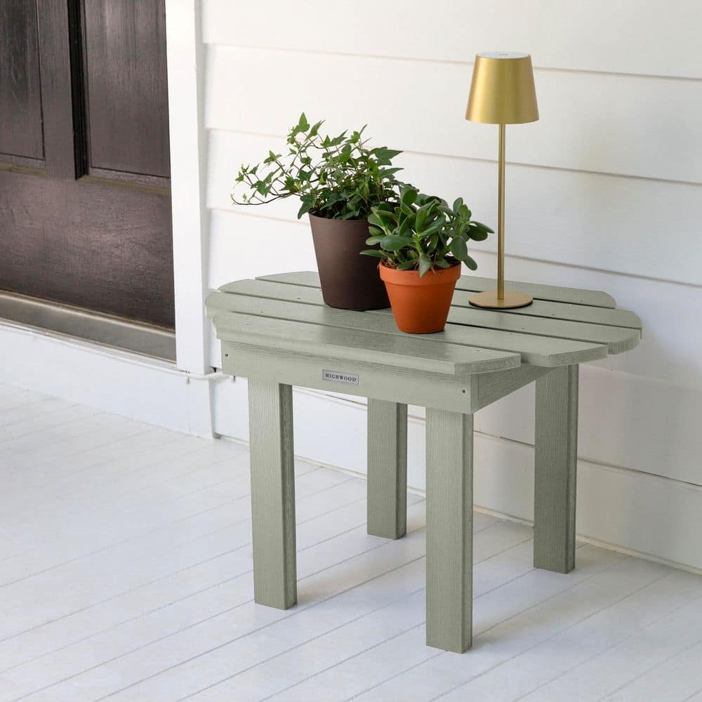 Highwood Classic Westport Eucalyptus Recycled Plastic Outdoor Side
