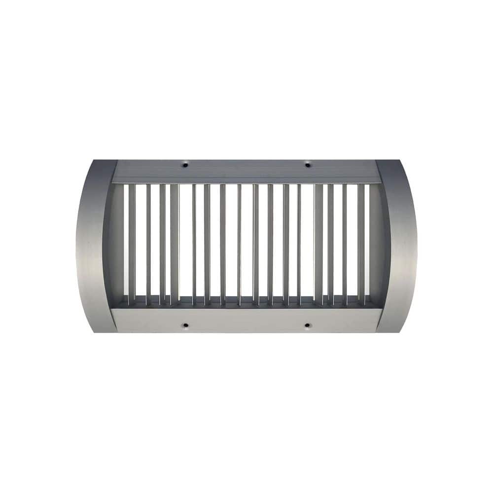 12 in. W x 6 in. H Anodized Adjustable Single Deflection Radius Mount Diffuser /Grille for 8 in. Dia Spiral Pipe price history on PriceWatchPro