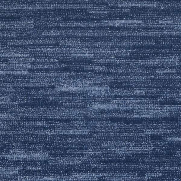 Charlie 2 X 7 ft. Navy Blue Solid Color Indoor/Outdoor Area Rug