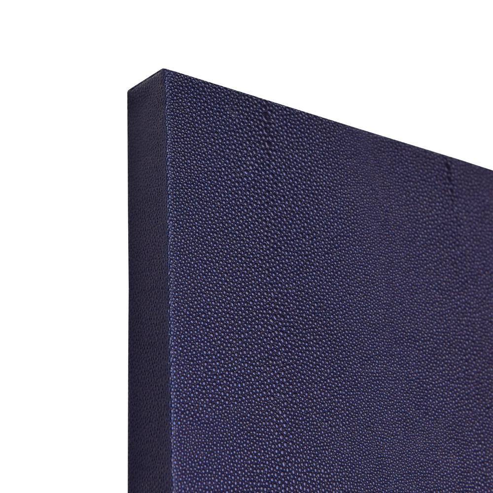 Ethereal Skull Silver Shagreen Wrapped Canvas Wall Art