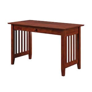 MADELINA 36'' Wide Cherry Writing Desk with Storage - CB Furniture