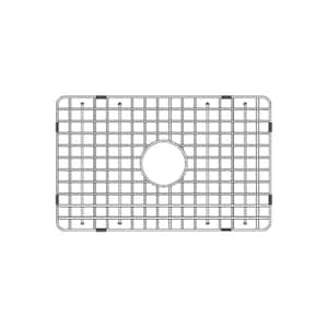 24.5 in. Fireclay Grid for Undermount Single Bowl Sink in Stainless Steel