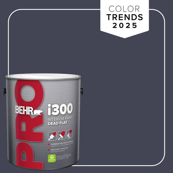 1 gal. #PPU15-19 Black Sapphire Dead Flat Interior Paint