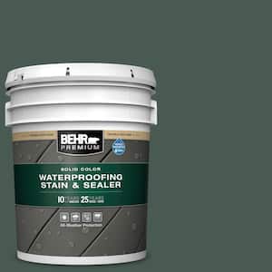 5 gal. #S420-7 Secluded Woods Solid Color Waterproofing Exterior Wood Stain and Sealer