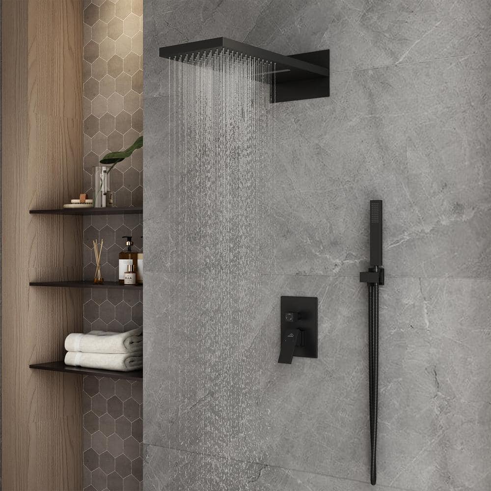 CASAINC 1-Spray Patterns with 2.5 GPM 22 in. Wall Mount Dual CASAINC 1-Spray Patterns with 2.5 GPM 22 in. Wall Mount Dual
