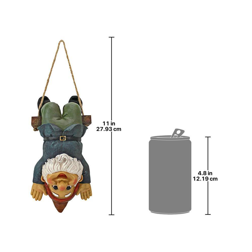 Alfie the Acrobat Gnome on Faux-Wood Swing
