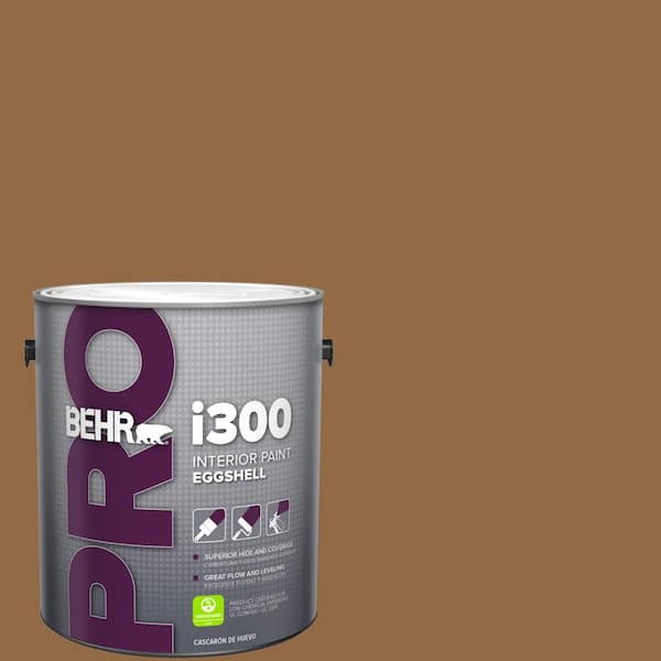 1 gal. #QE-31 Barcelona Brown Eggshell Interior Paint