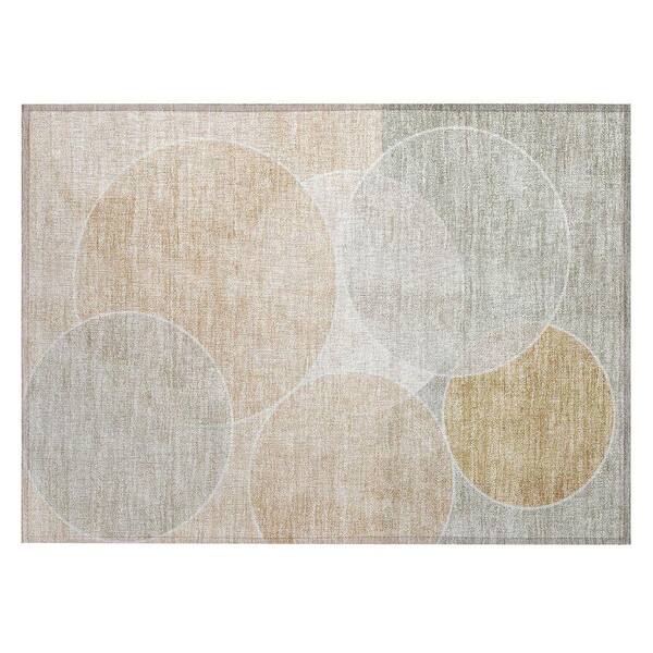 Chantille Machine Washable Indoor/Outdoor Abstract ACN2746 Salmon 2 ft. x 3 ft. Accent Rug