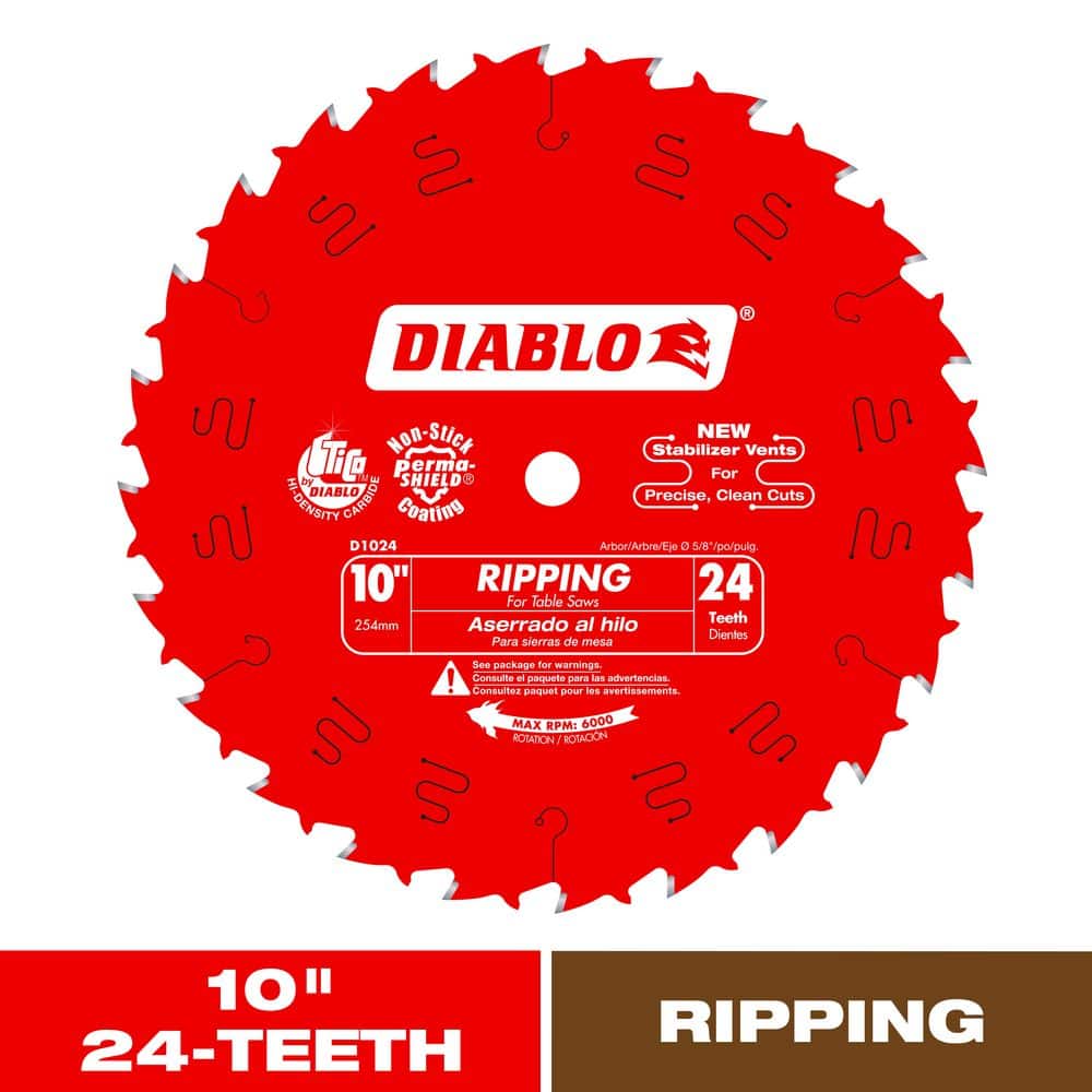 10in. x 24-Tooth Ripping Circular Saw Blade for Wood price history on PriceWatchPro