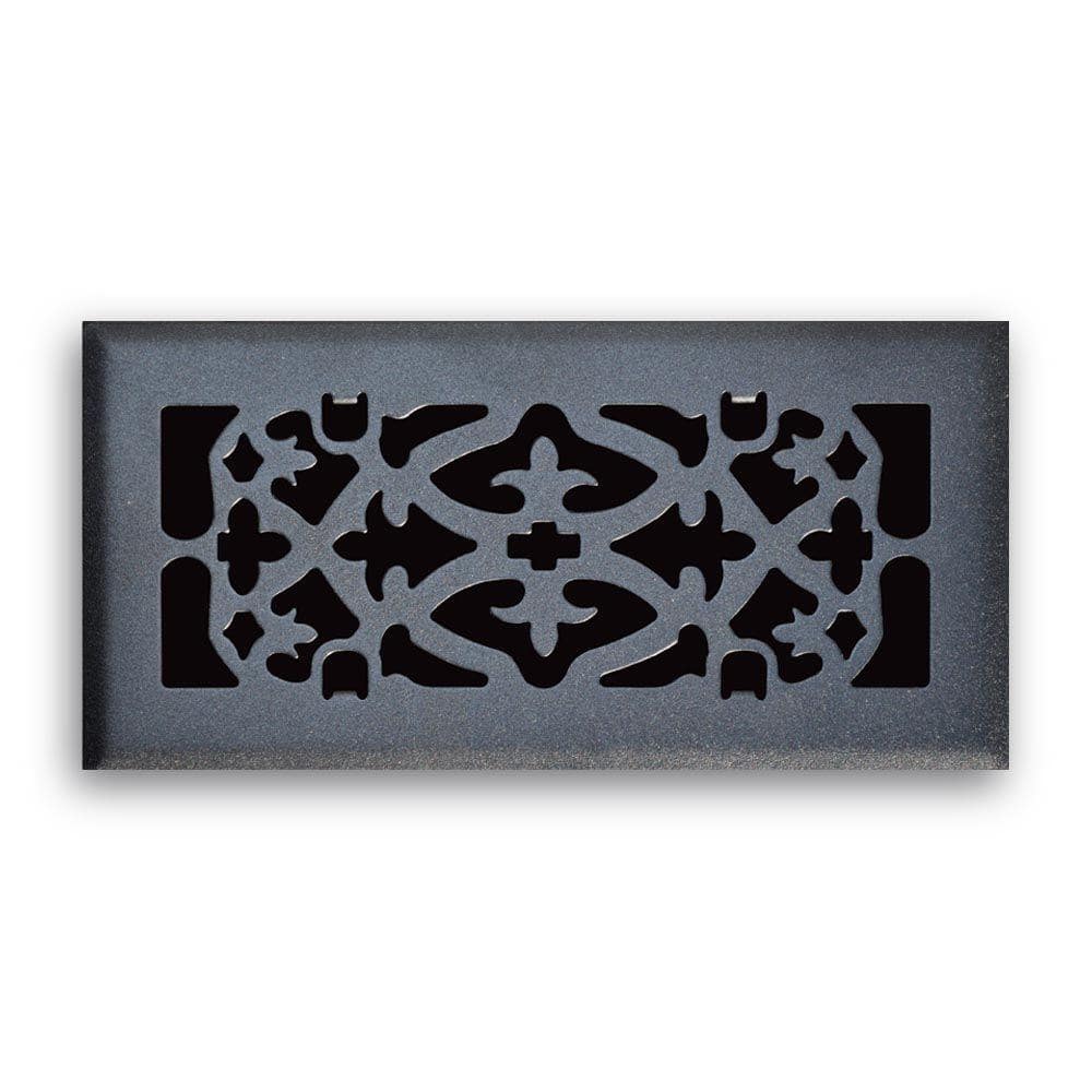 T.A. Industries 4 in. x 10 in. Ornamental Scroll Floor Diffuser ...