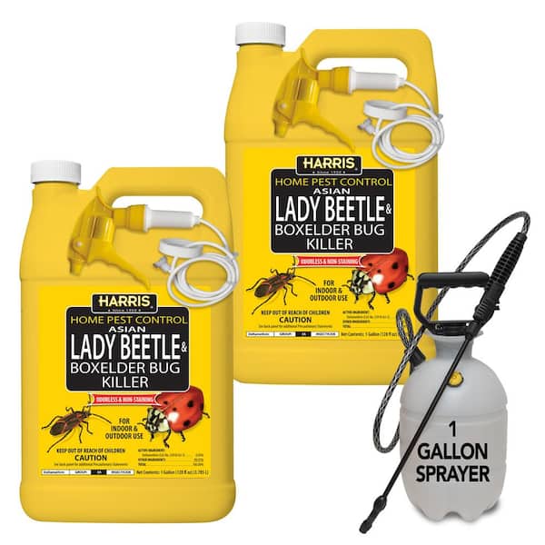 Harris 1 Gal. Asian Lady Beetle and Box-Elder Bug Killer and 1 Gal. Tank Sprayer Value Pack (2-Pack)