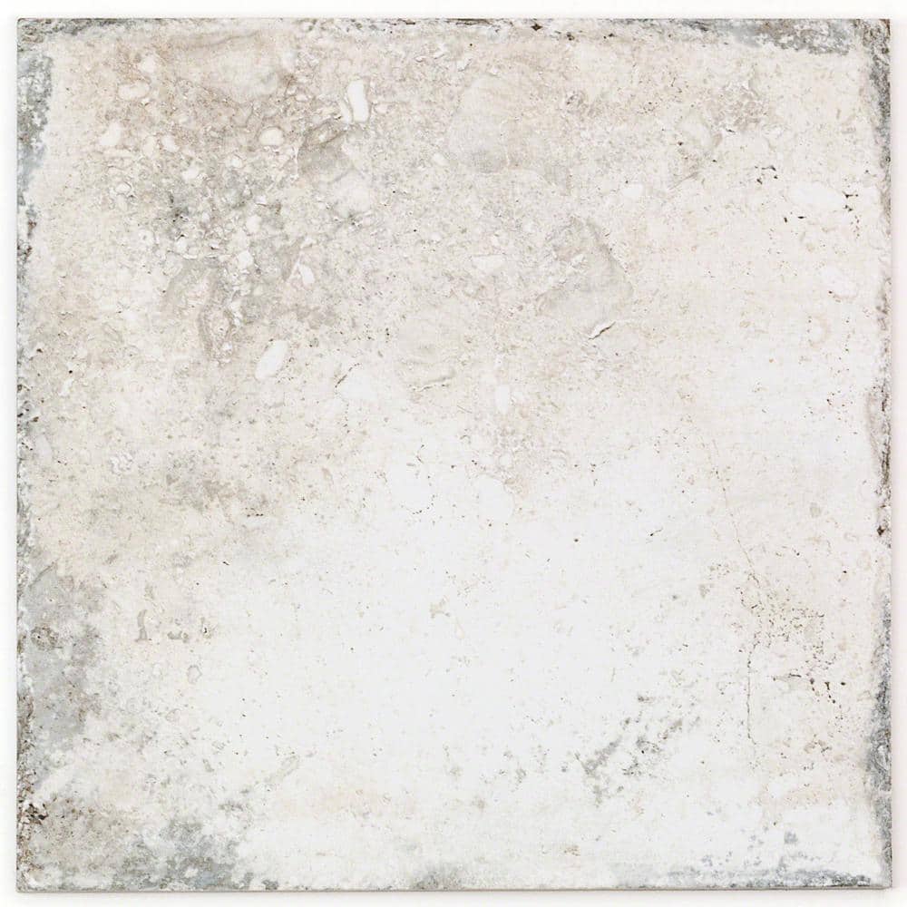 12" x 12" Beige Porcelain Stone Look Wall & Floor Tile