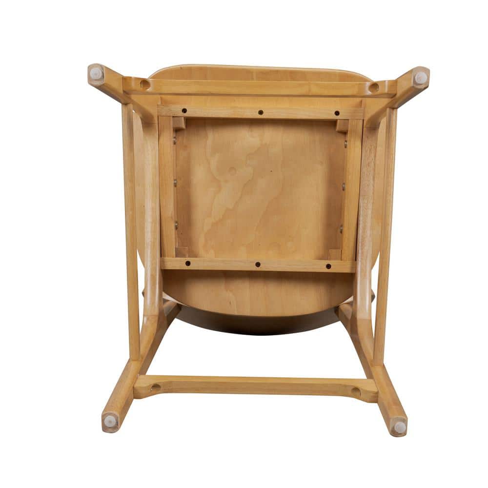 Solvang Natural Wood Counter Height Barstool
