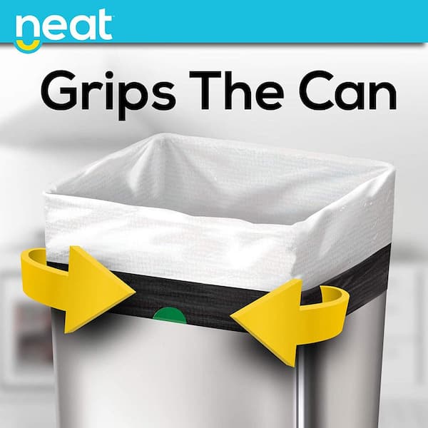 Neat Tall Kitchen 13 Gallon Drawstring Trash Bags - Mega 200 Count - Triple Ply