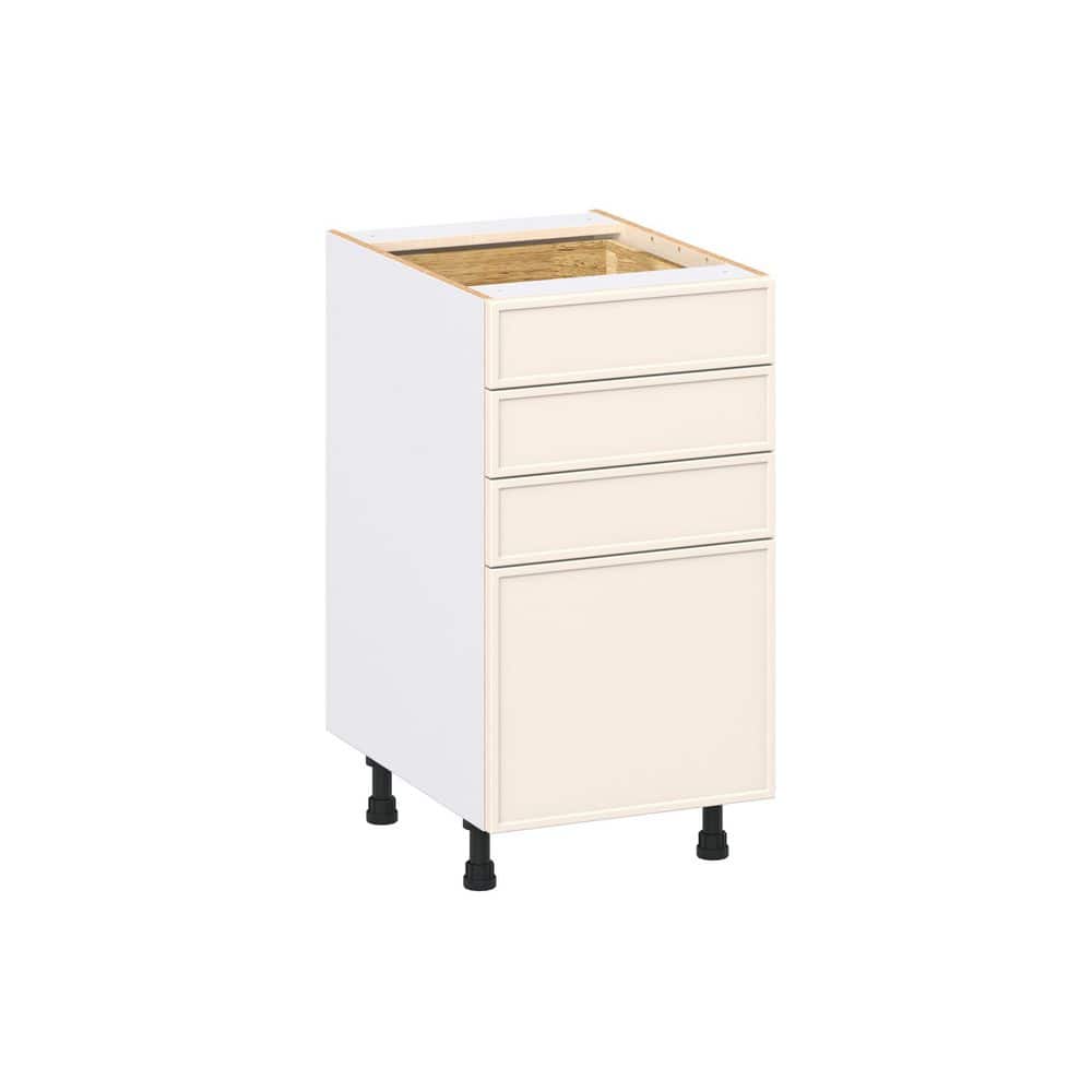 Fairview 18 in. Wx24 in. D x 34.5 in. H Assembled Slim Shaker Drawer Base Kitchen Cabinet in Washed Linen with 4-Drawers price history on PriceWatchPro