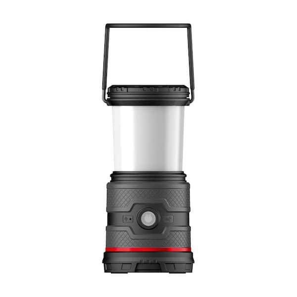EAL35R 1000 Lumens Voice Activated Rechargeable Camping Lantern Flashlight, Black