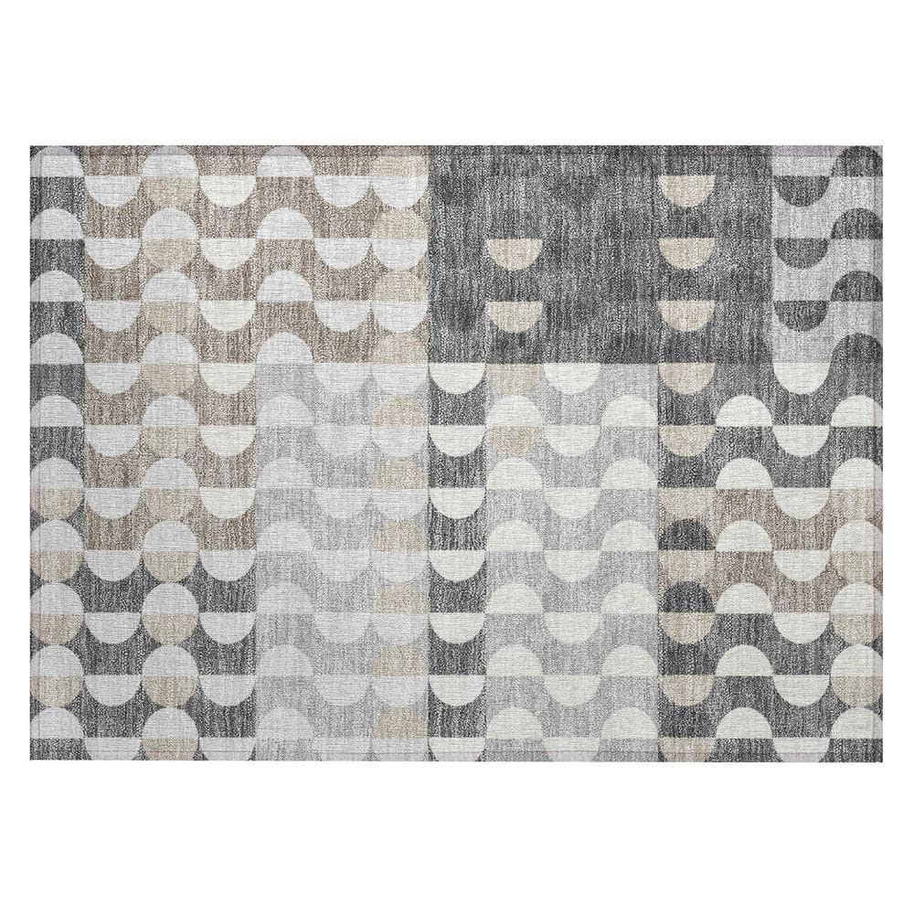 Chantille Machine Washable Indoor/Outdoor Abstract ACN2816 Gray 2 ft. x 3 ft. Accent Rug price history on PriceWatchPro