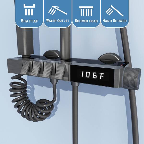 thumbnail image 2 of Multifunctional Key Bending Angle Levelling Key Shower Tap 2 of 13