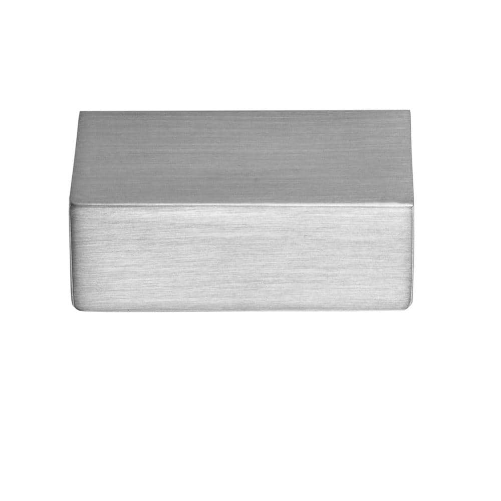Satin Nickel 1 1/4" Modern Finger Pull with Mounting Hardware