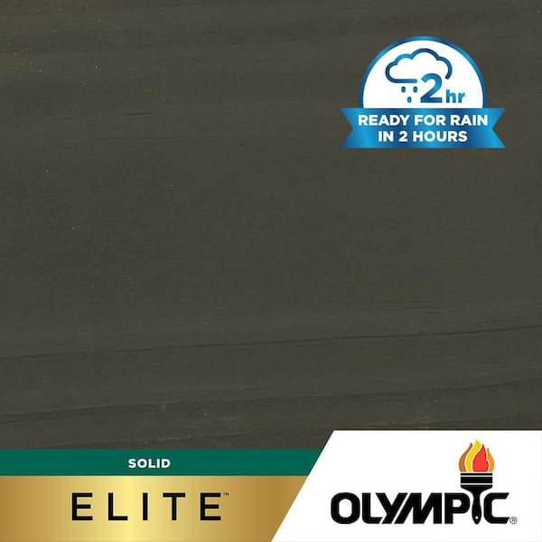 Olympic Elite 1 gal. SC-1021 Corundum Solid Advanced Exterior Stain and Sealer in One