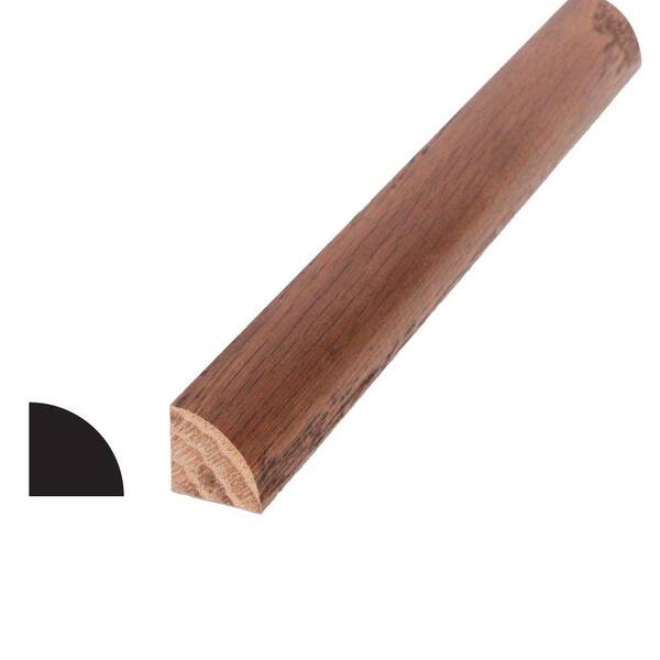 Alexandria Moulding WM 105 3/4 in. x 3/4 in. English Chestnut Stained